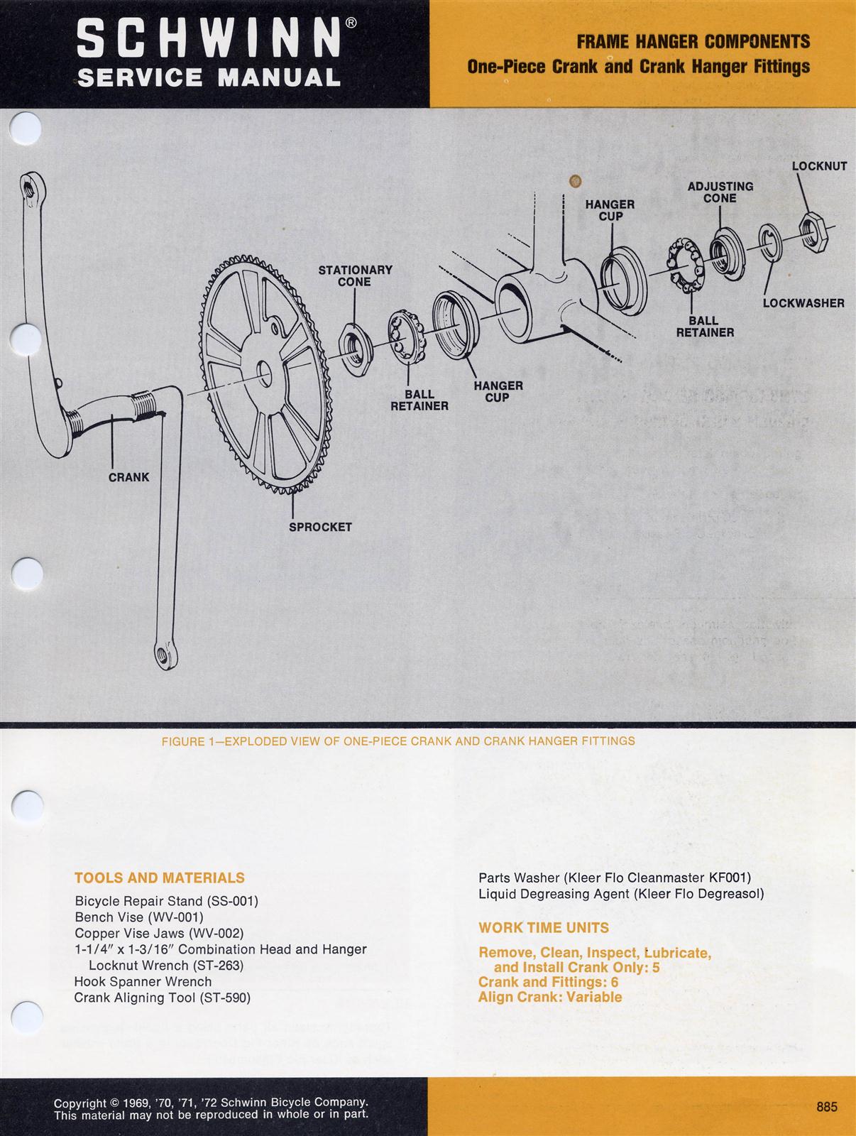 SLDB 1969-70 Repair Manual - Hangerss pg 885