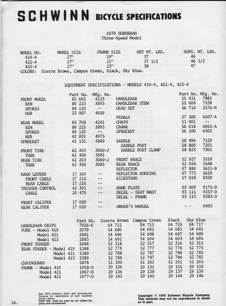 1970 Dealer Specs pg 16